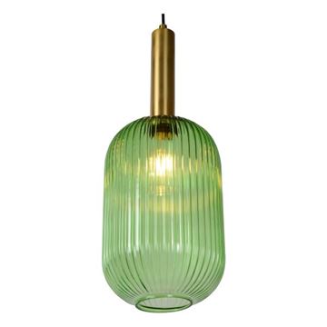 Lucide Maloto glas pendel Ø20cm E27 green